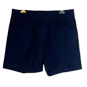Short Chino Cassé Bleu Marine J.CREW - Taille 10 - 100% Coton - Occasion Très Bon État